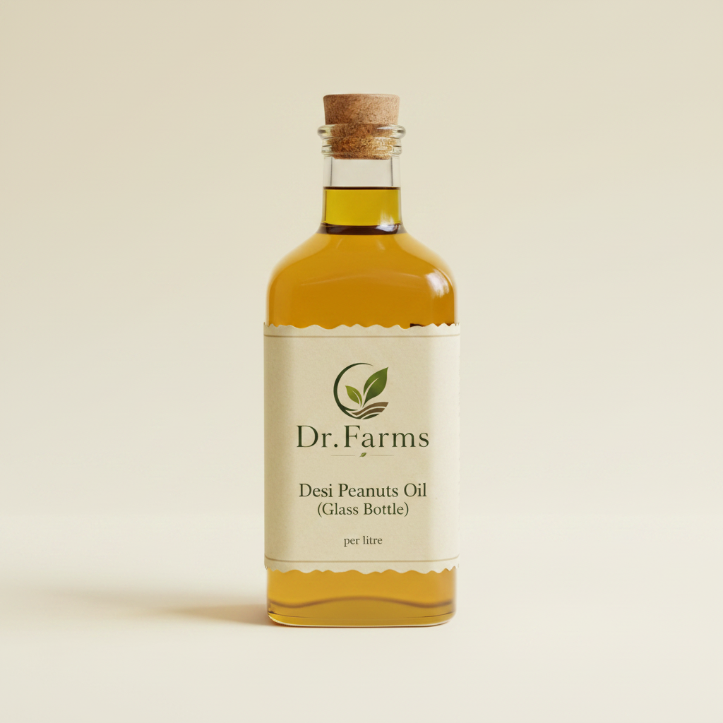 Desi Peanuts Oil (Glass Bottle)